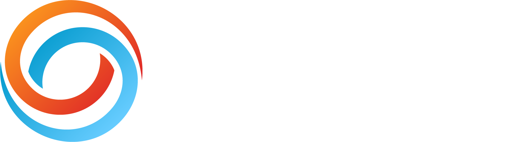 Horizontal logo with white @4x